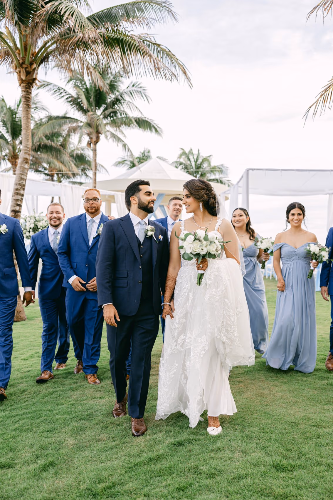 Mehndi, Hindu Ceremony, Sangeet Night Wedding at Hyatt Ziva Cancun — photo 198