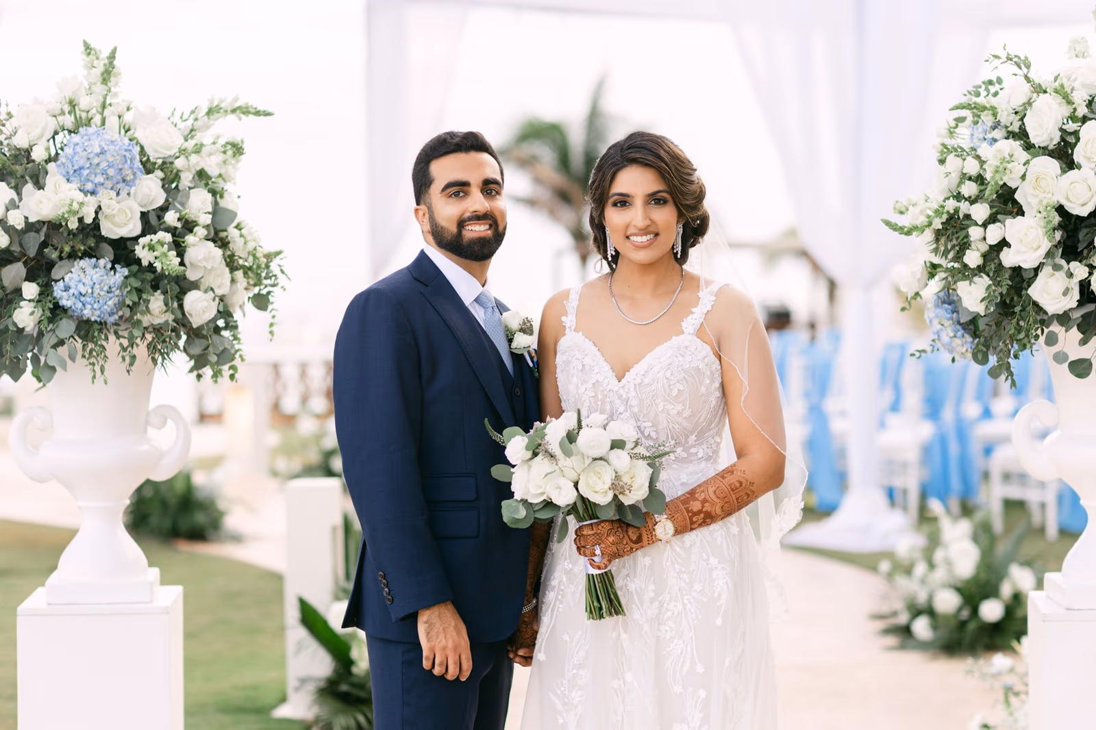 Mehndi, Hindu Ceremony, Sangeet Night Wedding at Hyatt Ziva Cancun — photo 207