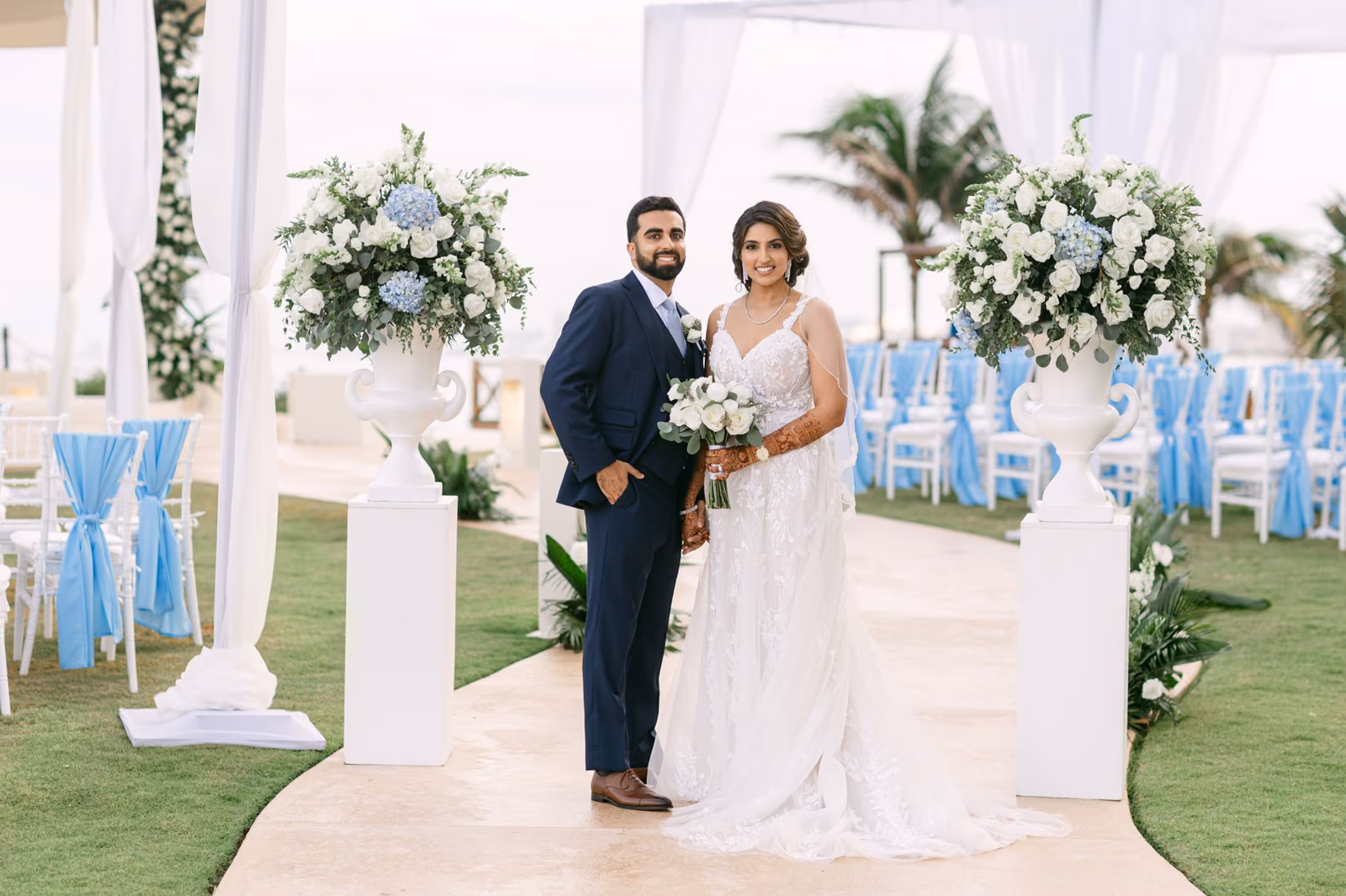 Mehndi, Hindu Ceremony, Sangeet Night Wedding at Hyatt Ziva Cancun — photo 208