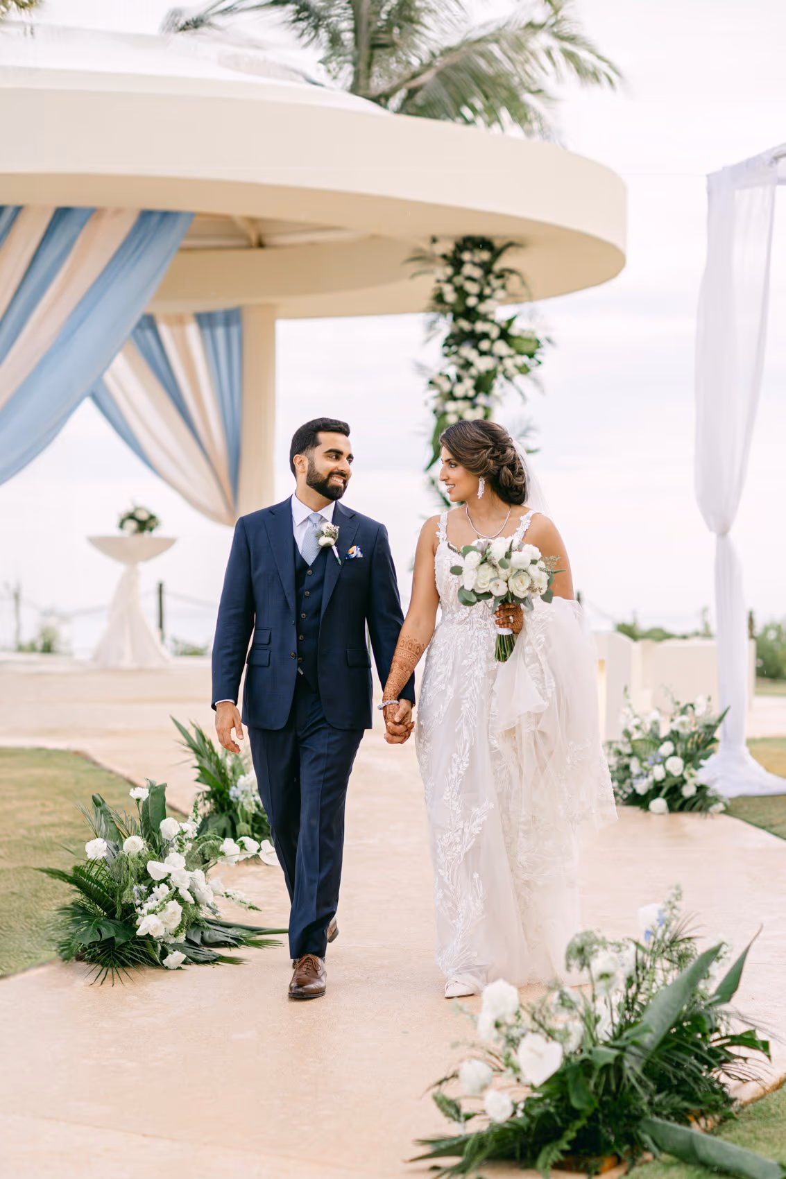 Mehndi, Hindu Ceremony, Sangeet Night Wedding at Hyatt Ziva Cancun — photo 214