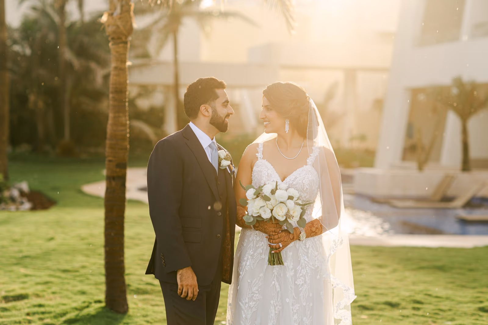 Mehndi, Hindu Ceremony, Sangeet Night Wedding at Hyatt Ziva Cancun — photo 216
