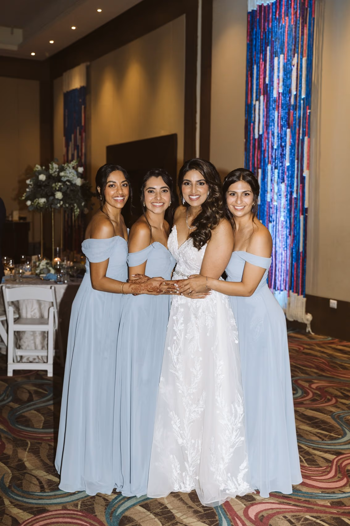 Mehndi, Hindu Ceremony, Sangeet Night Wedding at Hyatt Ziva Cancun — photo 228