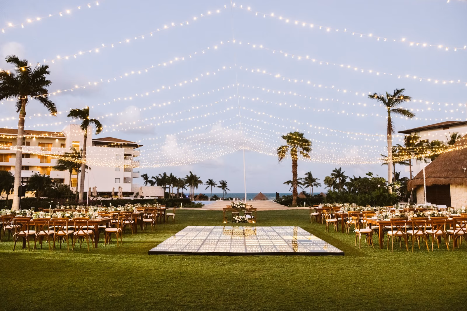 Wedding at Dreams Playa Mujeres Golf & Spa Resort — photo 90