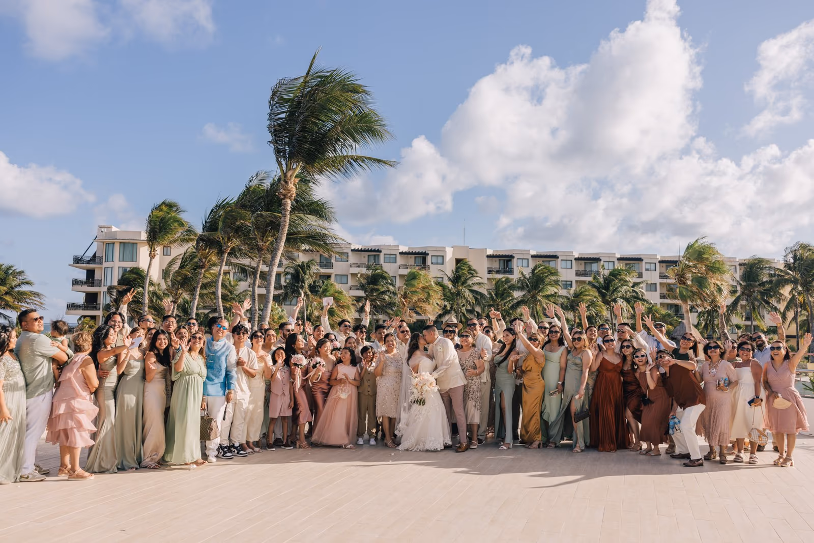 Wedding at Dreams Riviera Cancun Resort & Spa — photo 57