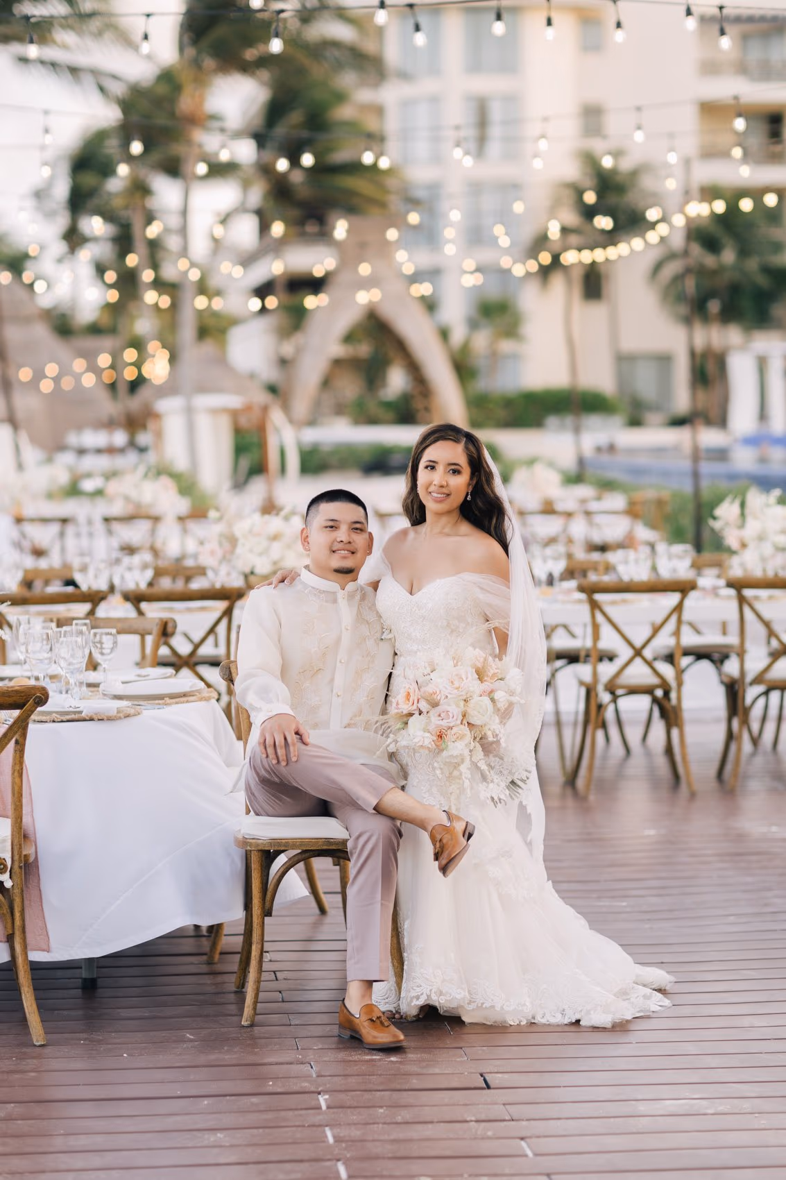 Wedding at Dreams Riviera Cancun Resort & Spa — photo 76