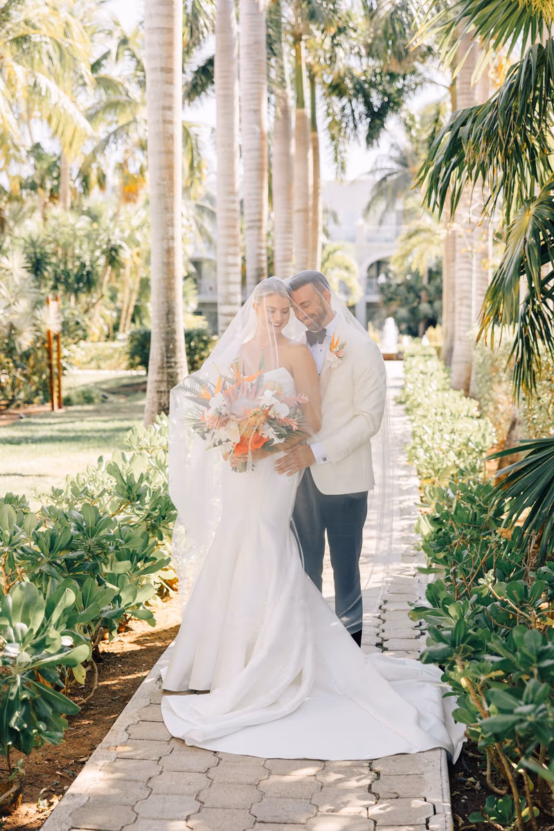 Wedding at Dreams Tulum Resort-Secret Garden Gazebo