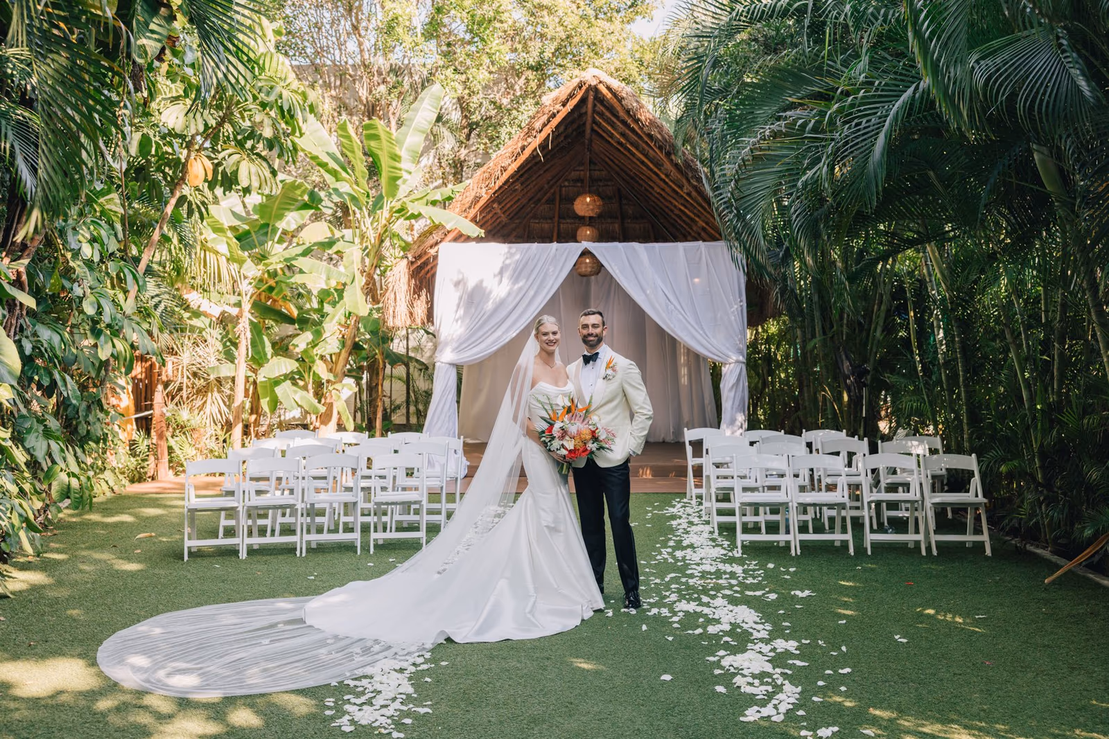 Wedding at Dreams Tulum Resort-Secret Garden Gazebo — photo 55