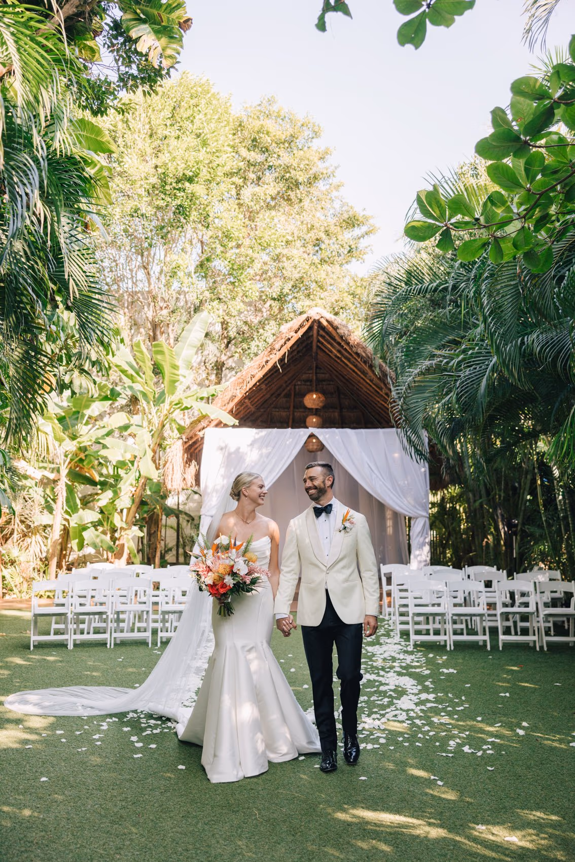 Wedding at Dreams Tulum Resort-Secret Garden Gazebo — photo 57