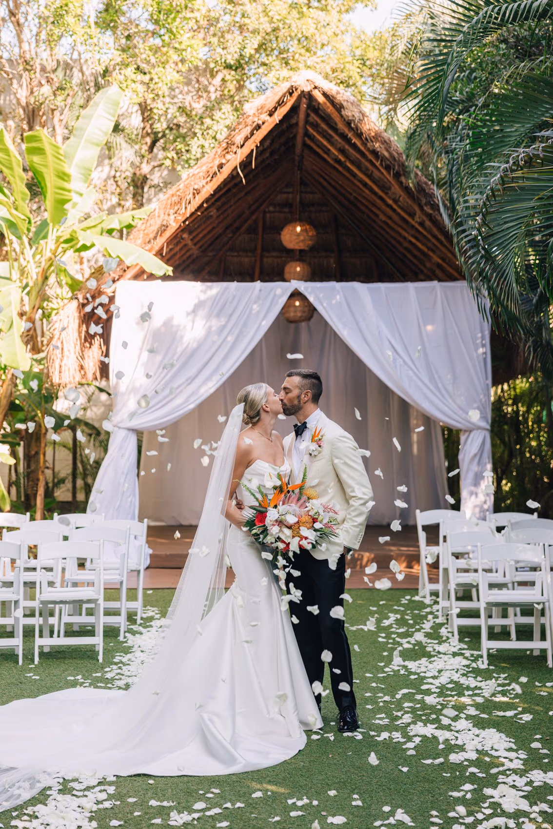 Wedding at Dreams Tulum Resort-Secret Garden Gazebo — photo 58