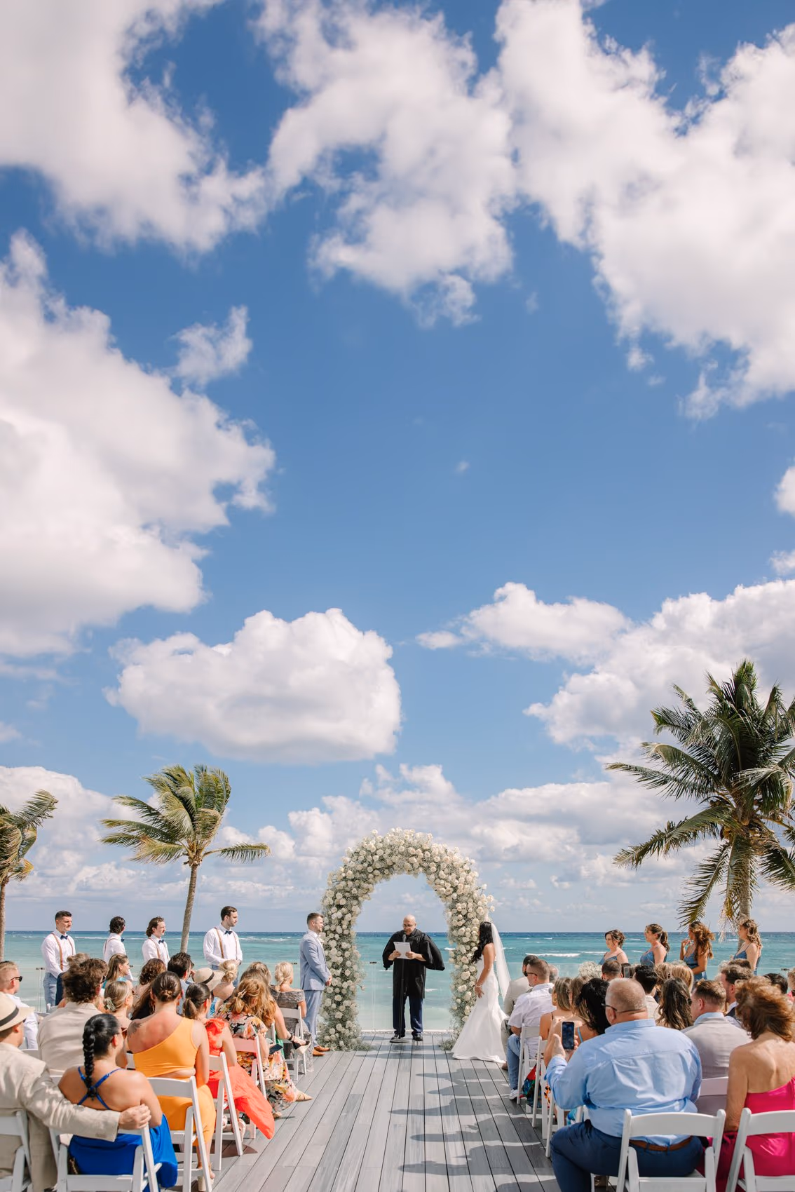Wedding at Dreams Tulum Resort & Spa, Sunset Rooftop — photo 37