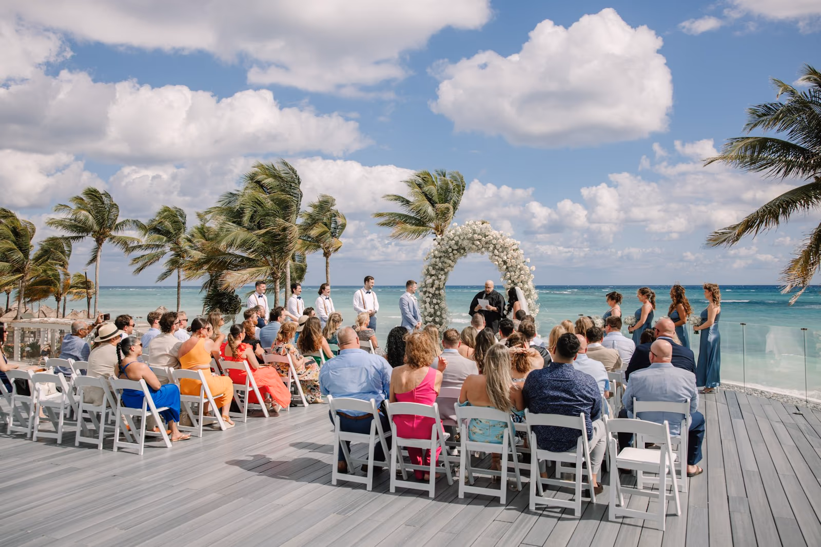 Wedding at Dreams Tulum Resort & Spa, Sunset Rooftop — photo 40