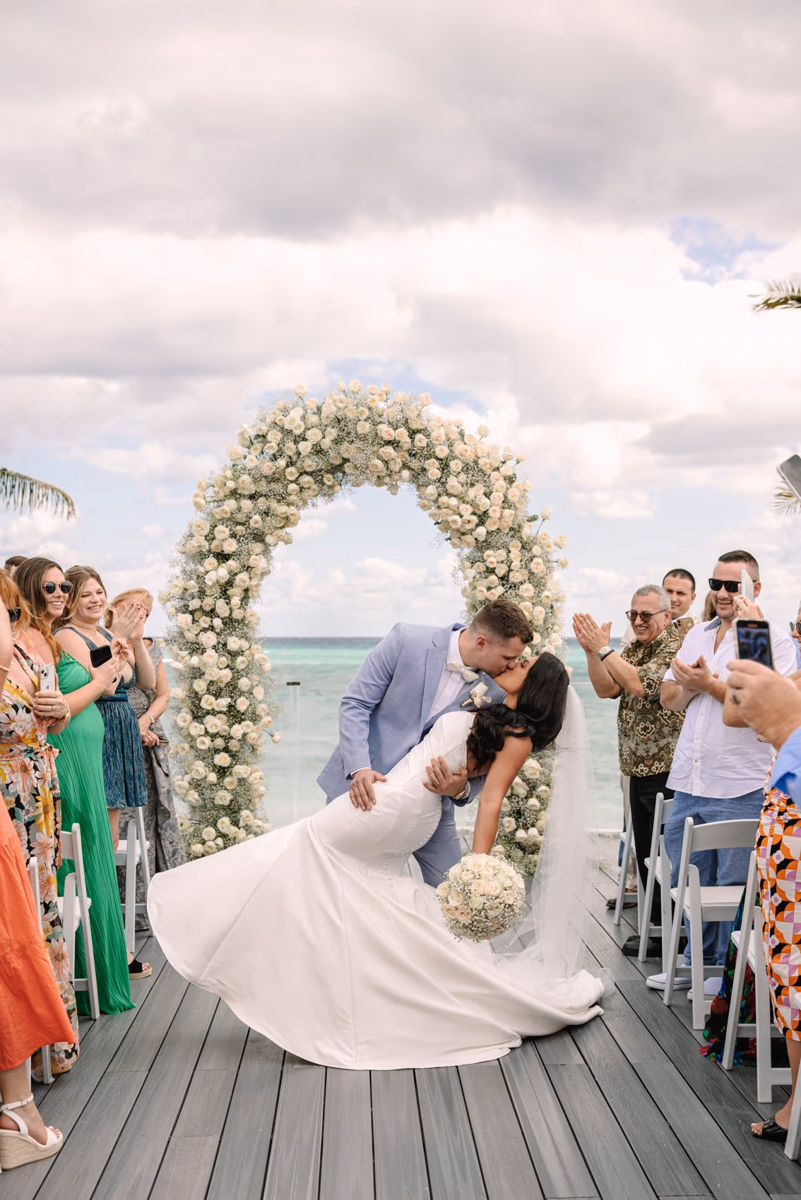 Wedding at Dreams Tulum Resort & Spa, Sunset Rooftop — photo 43