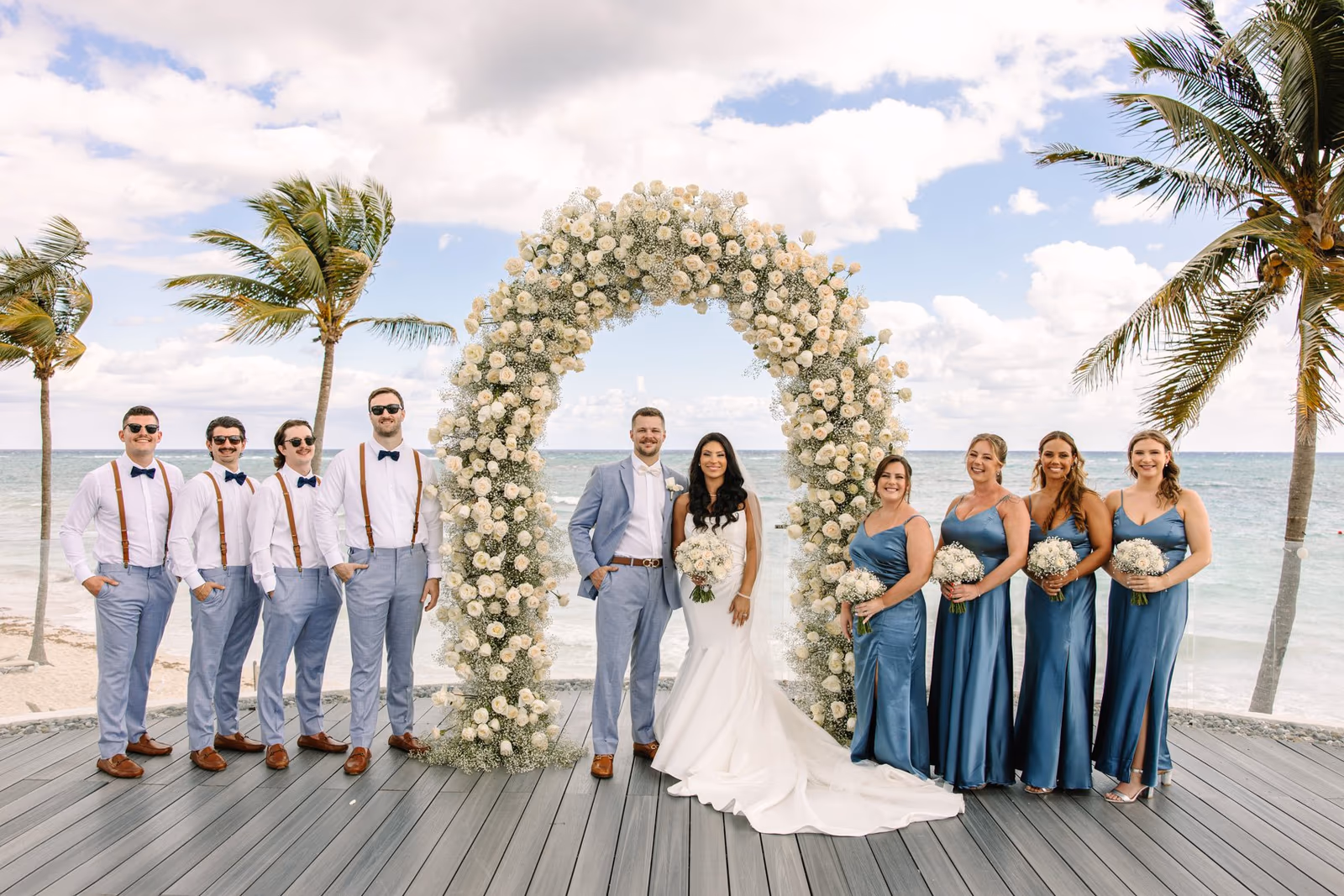 Wedding at Dreams Tulum Resort & Spa, Sunset Rooftop — photo 44