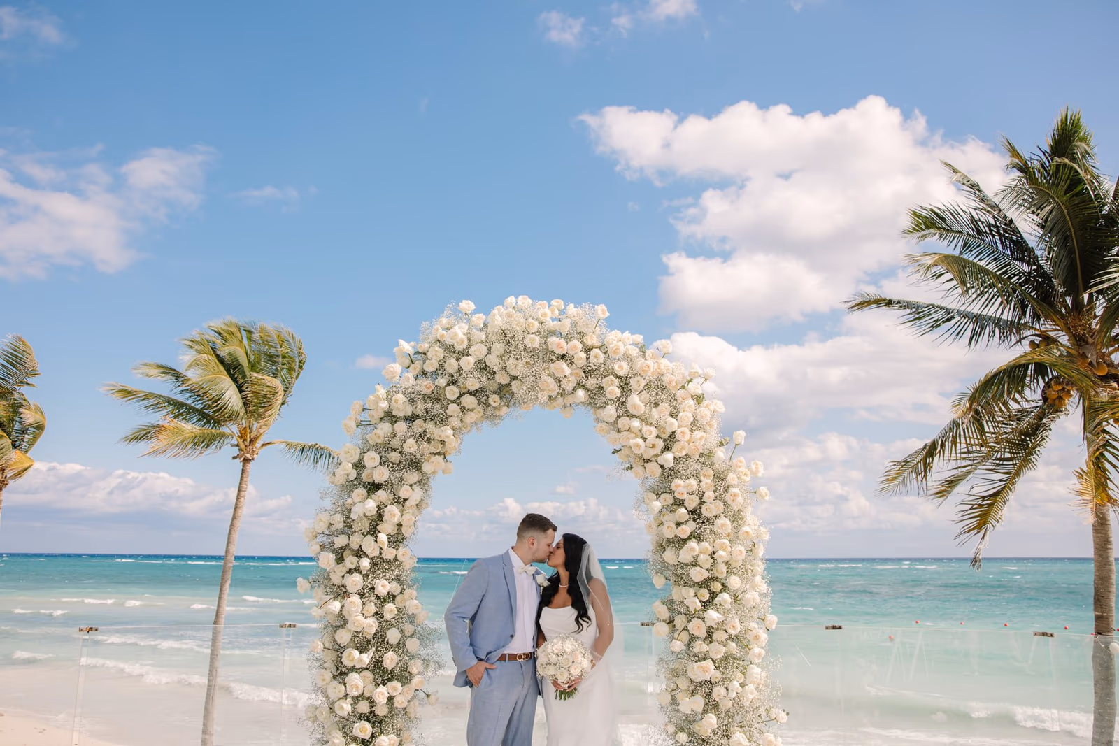 Wedding at Dreams Tulum Resort & Spa, Sunset Rooftop — photo 45