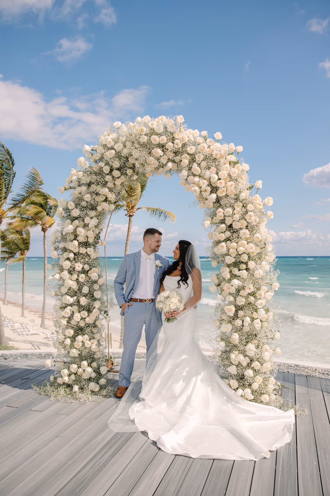 Wedding at Dreams Tulum Resort & Spa, Sunset Rooftop — photo 47