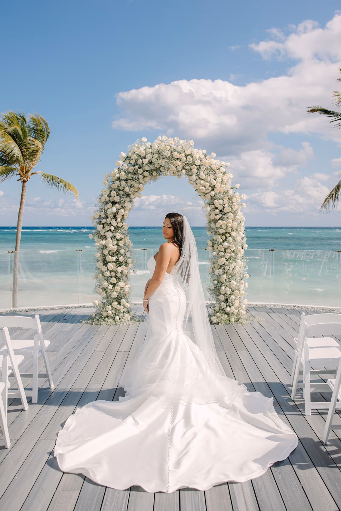 Wedding at Dreams Tulum Resort & Spa, Sunset Rooftop — photo 49