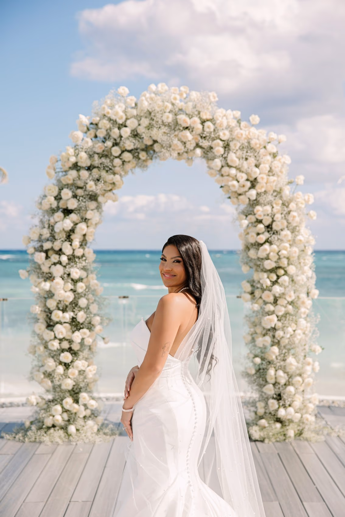 Wedding at Dreams Tulum Resort & Spa, Sunset Rooftop — photo 50
