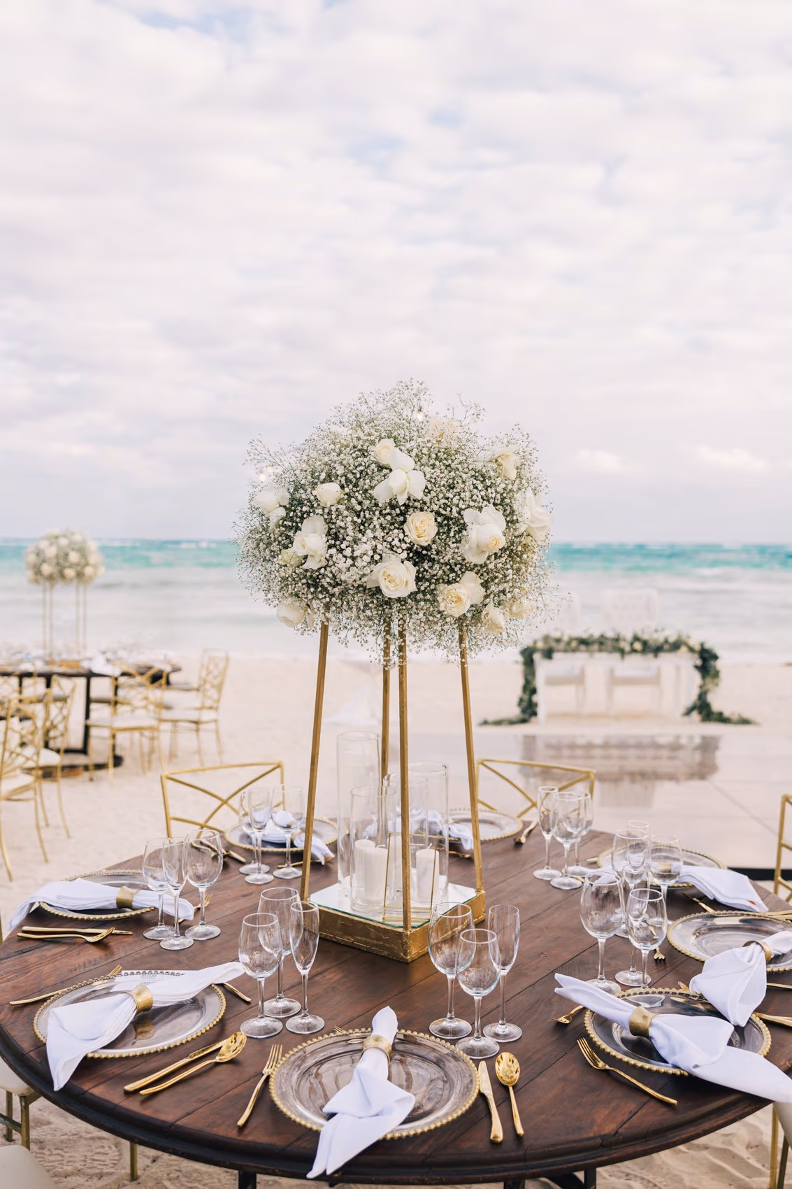 Wedding at Dreams Tulum Resort & Spa, Sunset Rooftop — photo 76
