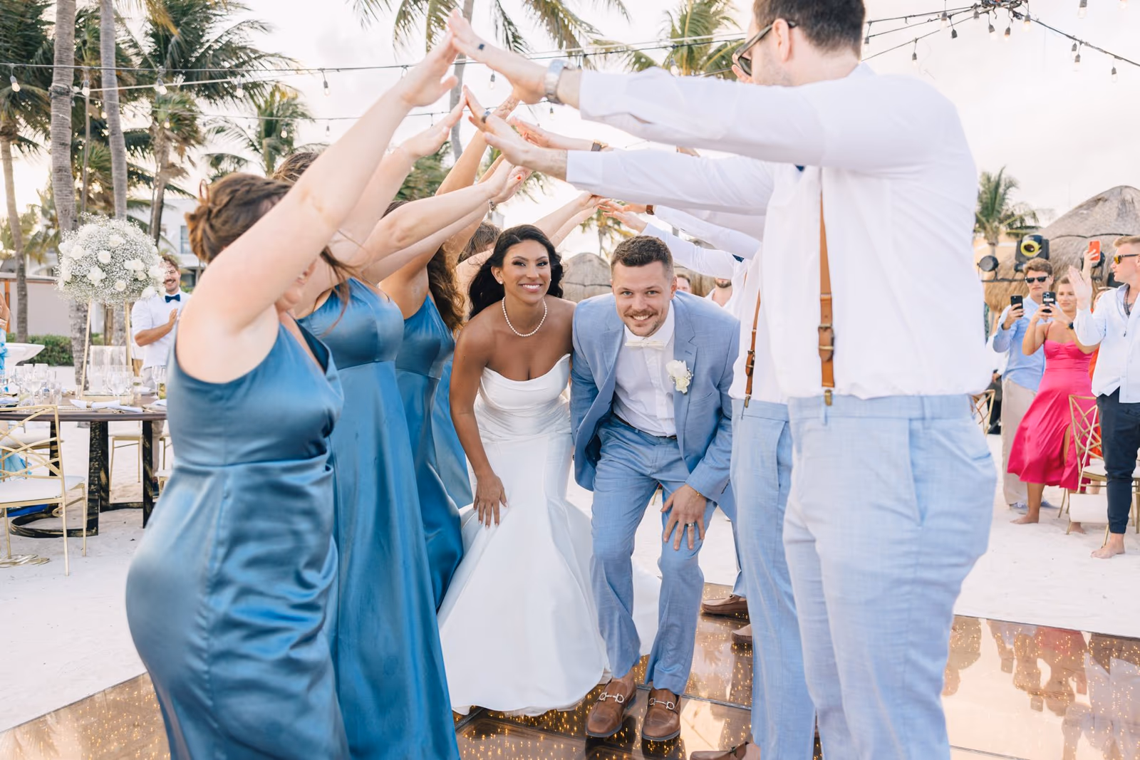 Wedding at Dreams Tulum Resort & Spa, Sunset Rooftop — photo 80