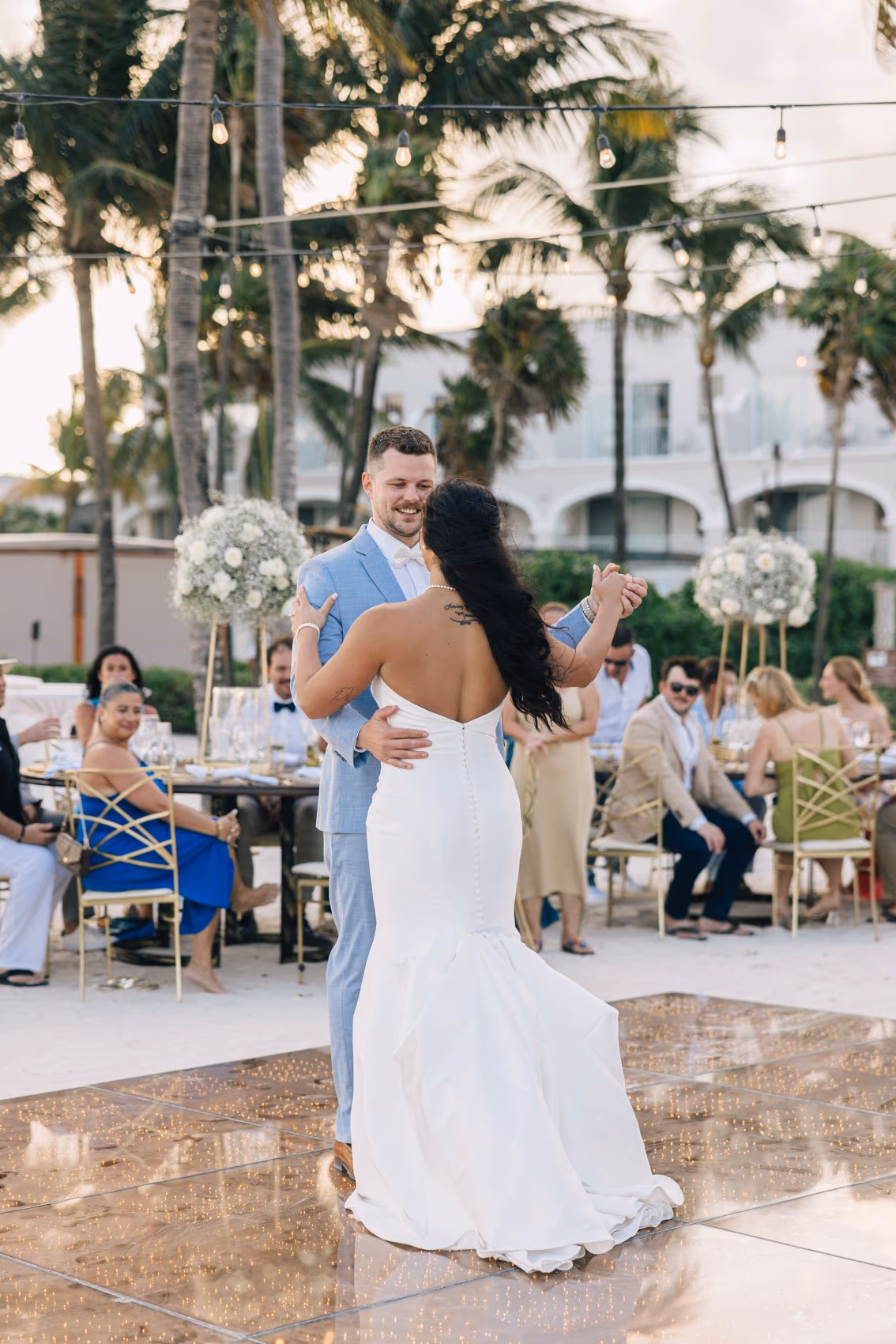 Wedding at Dreams Tulum Resort & Spa, Sunset Rooftop — photo 81