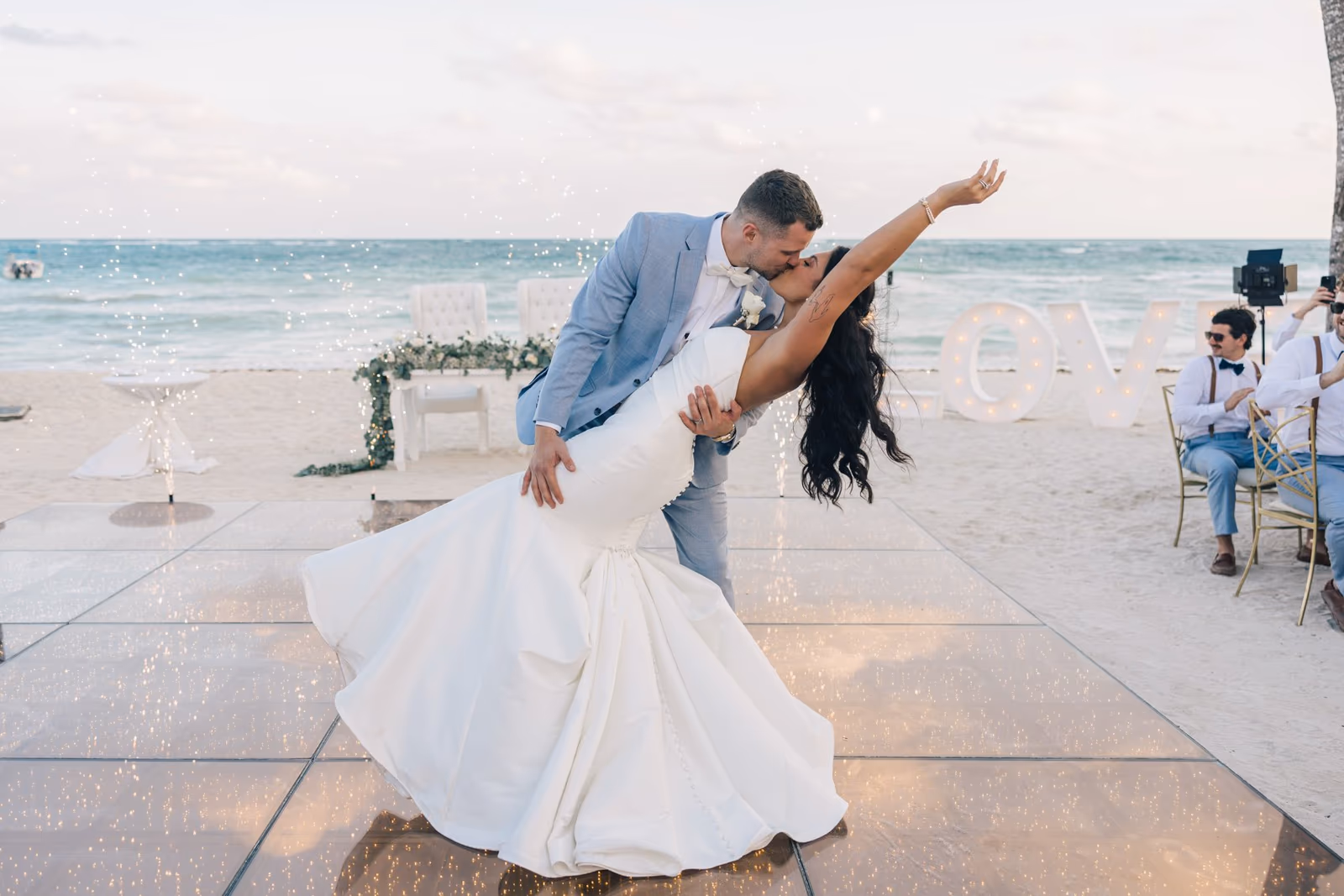 Wedding at Dreams Tulum Resort & Spa, Sunset Rooftop — photo 82
