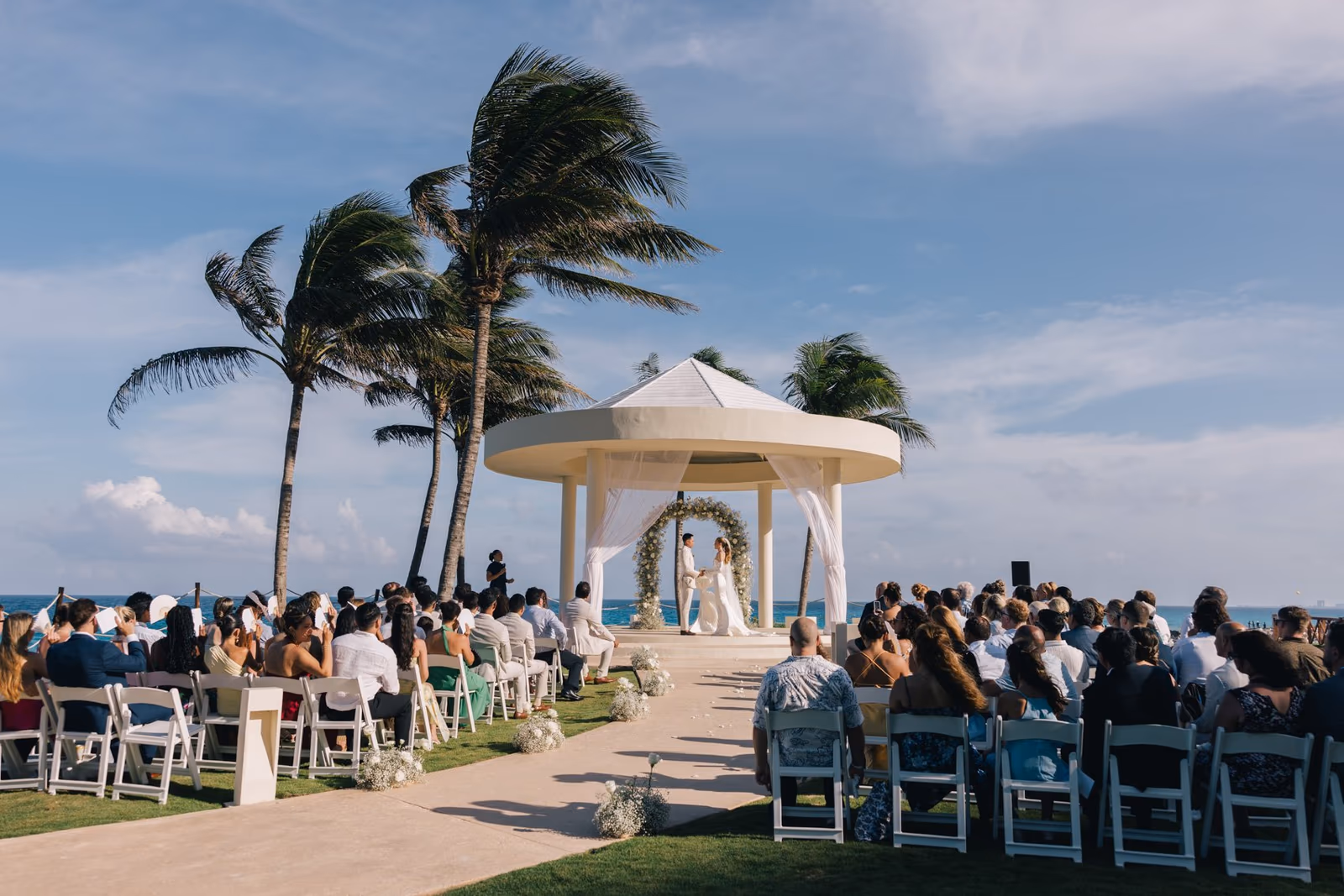 Wedding at Hyatt Ziva Cancun, Cliff Gazebo — photo 33
