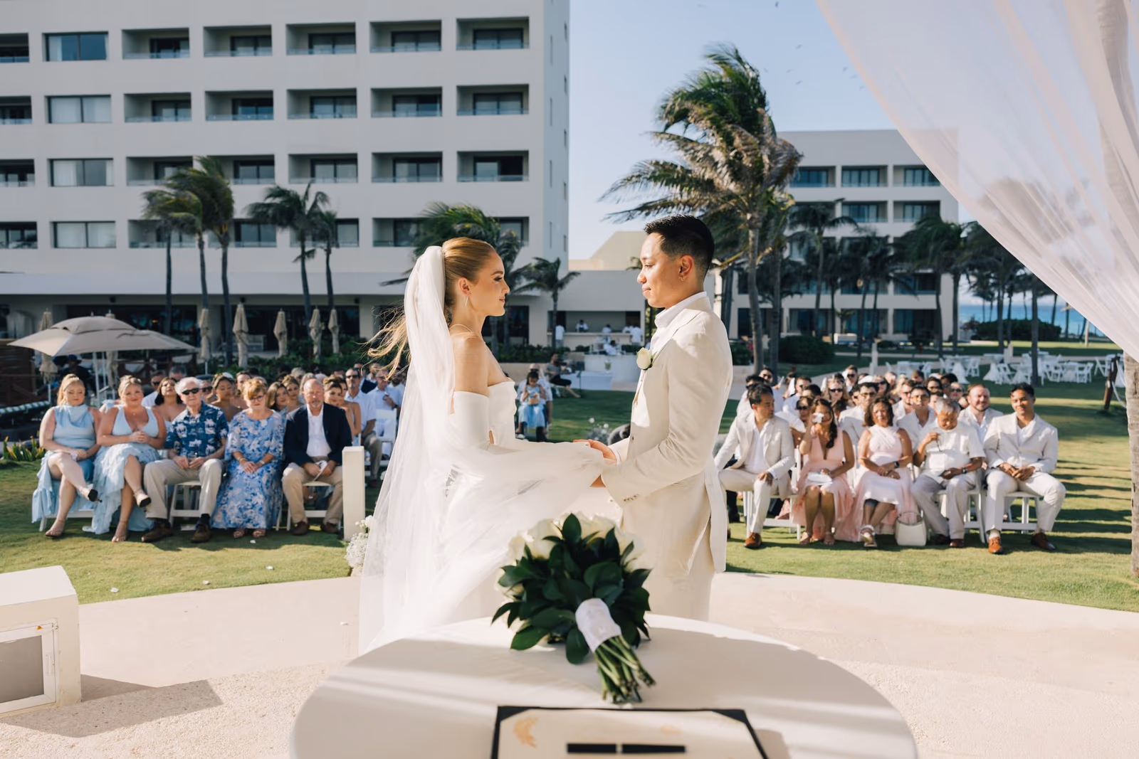 Wedding at Hyatt Ziva Cancun, Cliff Gazebo — photo 38