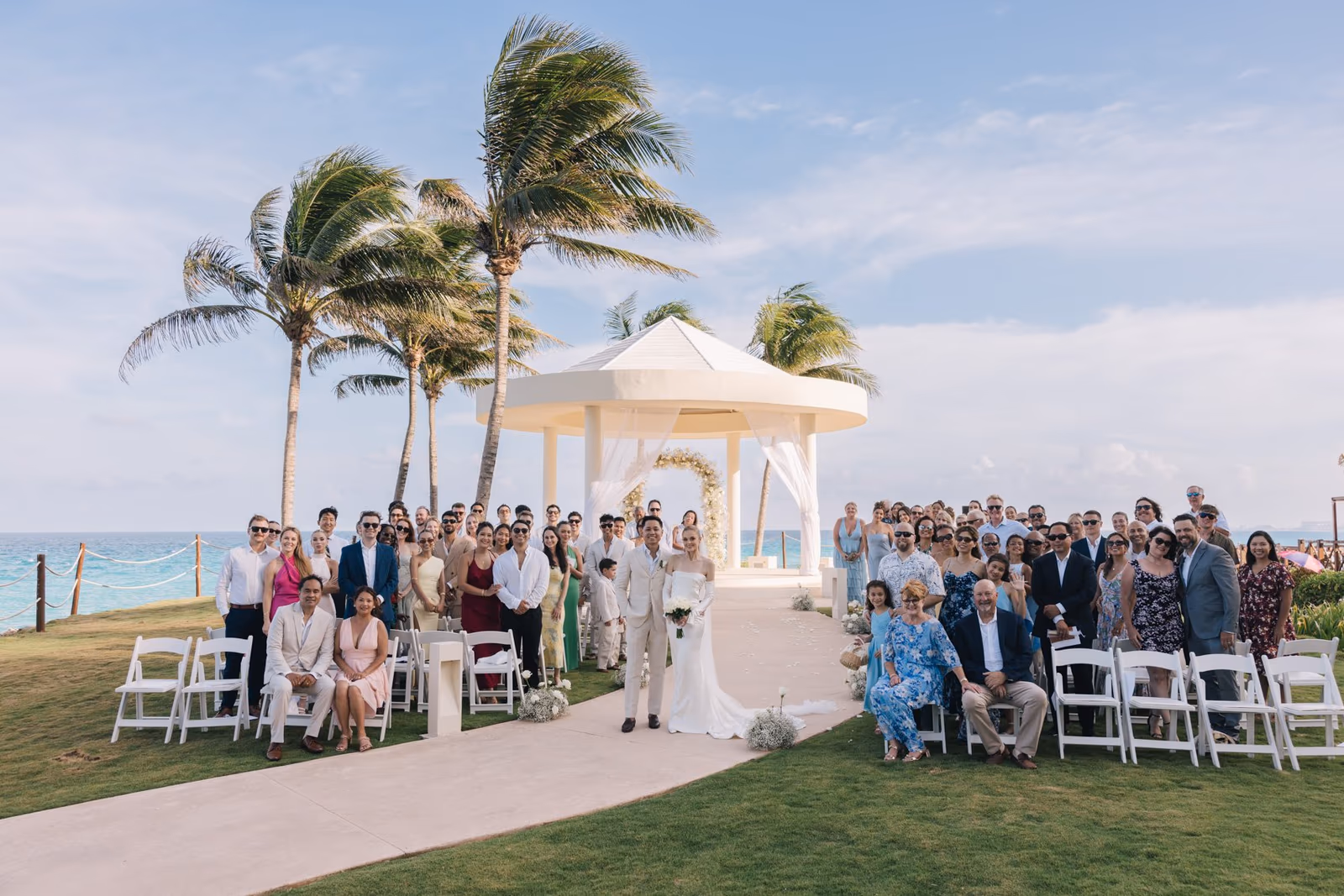 Wedding at Hyatt Ziva Cancun, Cliff Gazebo — photo 54