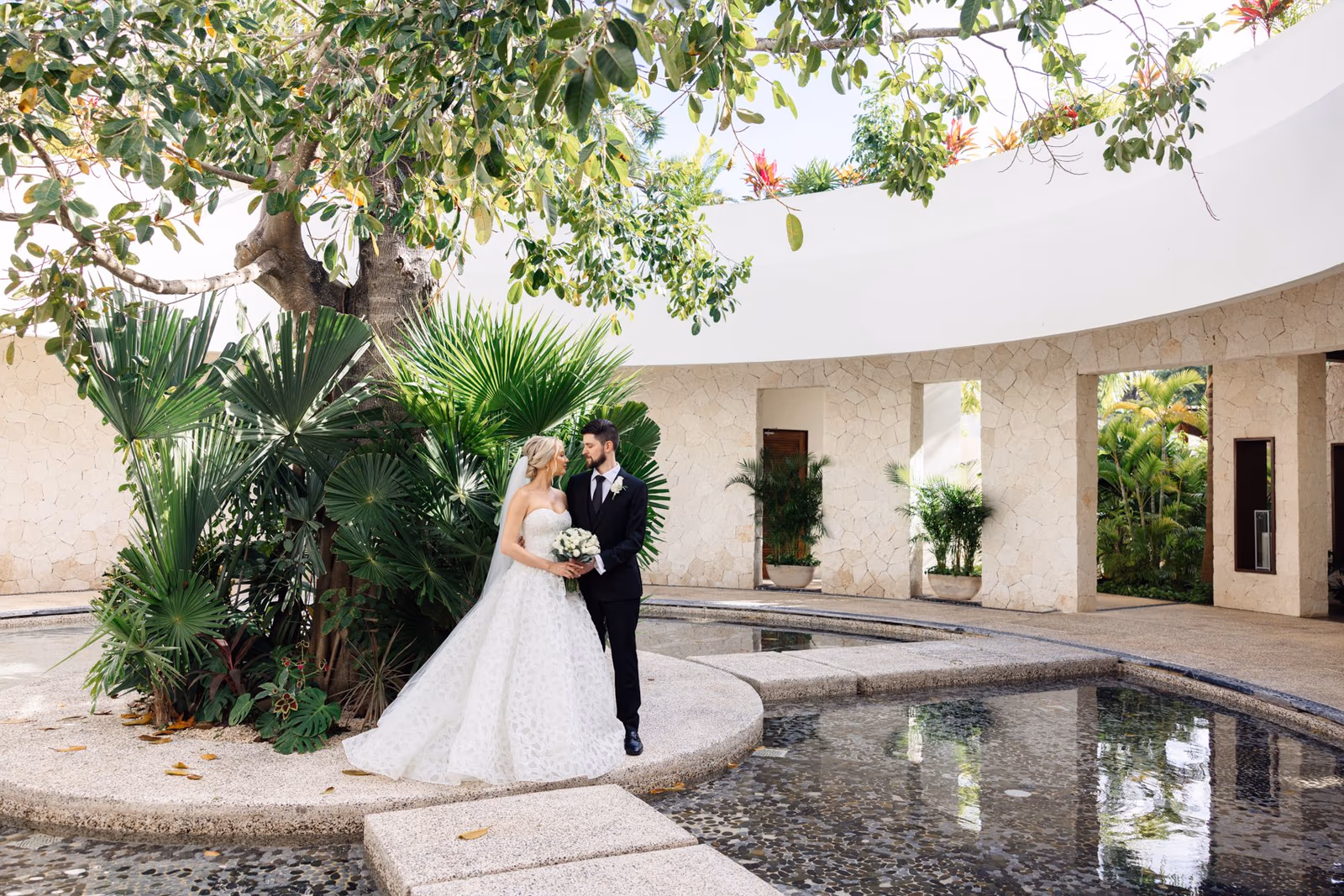 Wedding at Secrets Akumal Riviera Maya-Arch Plaza Akumal — photo 52