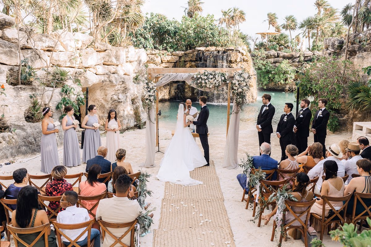 Wedding in Hotel Xcaret – Cuevitas Caletas — photo 47