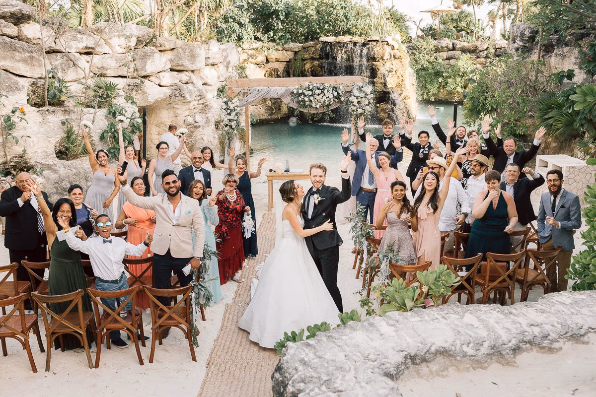 Wedding in Hotel Xcaret – Cuevitas Caletas — photo 57