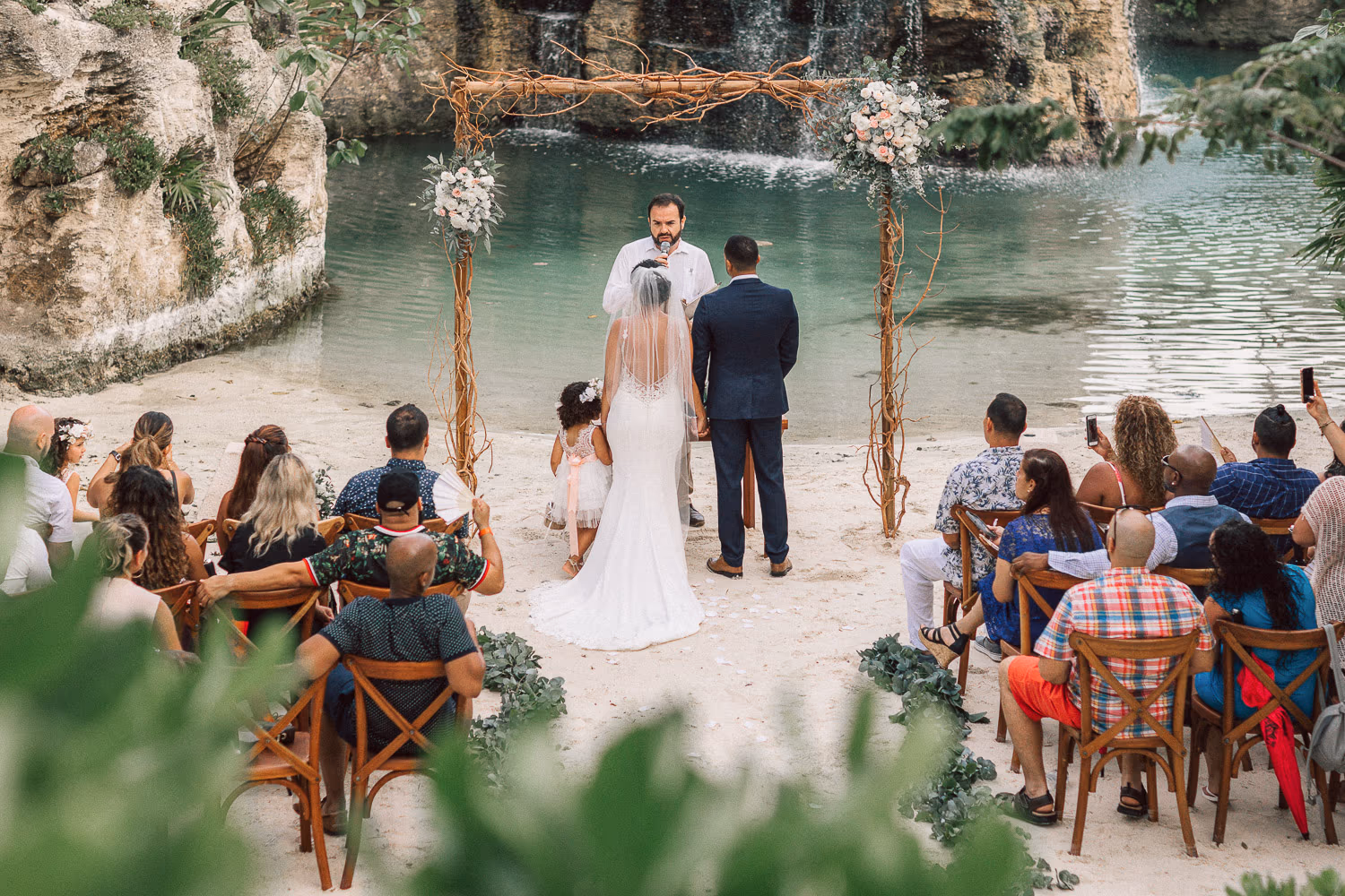 wedding in hotel xcaret mexico — photo 24