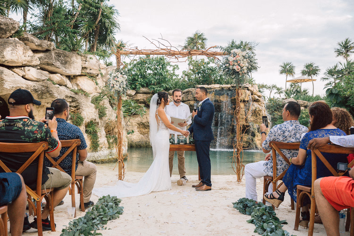 wedding in hotel xcaret mexico — photo 35
