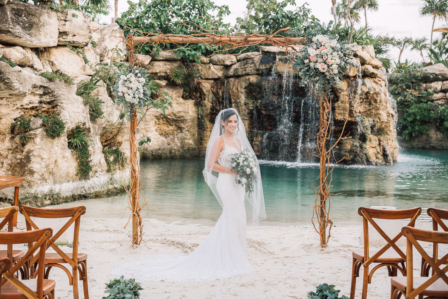 wedding in hotel xcaret mexico — photo 38